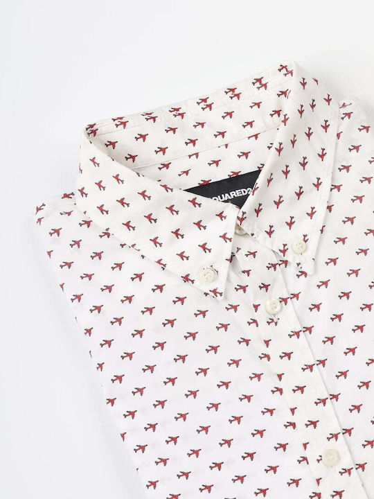 Long-sleeved Cotton Shirt White