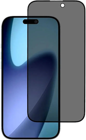 Privacy Tempered Glass Μαύρο (iPhone 17 Pro Max / iPhone 16 Pro Max)
