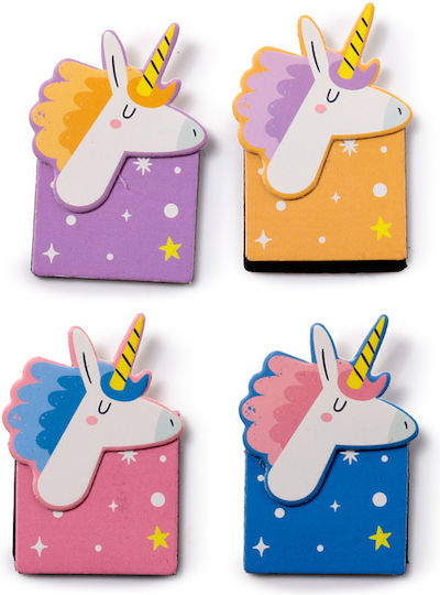 Set 4 Magnetische Lesezeichen Unicorn