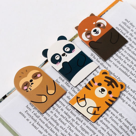 Set 4 Lesezeichen Adora Animals Magnetisch