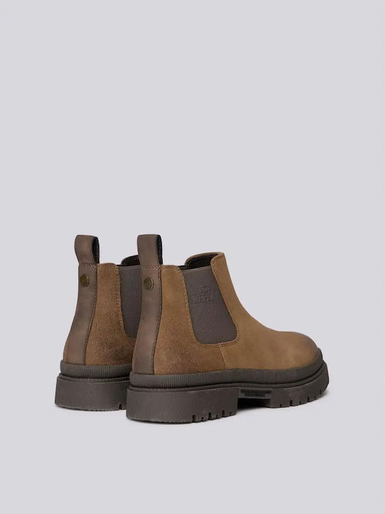 Suede Brown Chelsea Boots