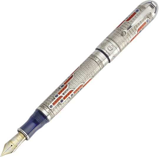 Montegrappa Πένα Γραφής Μπλε με Μπλε Μελάνι