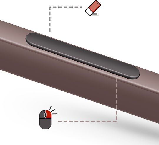 Apokin Tactile Stylus σε Καφέ χρώμα