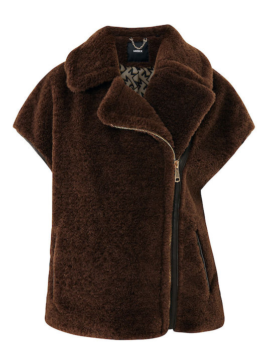 Mexx Αμάνικο Μπουφάν Dk.brown