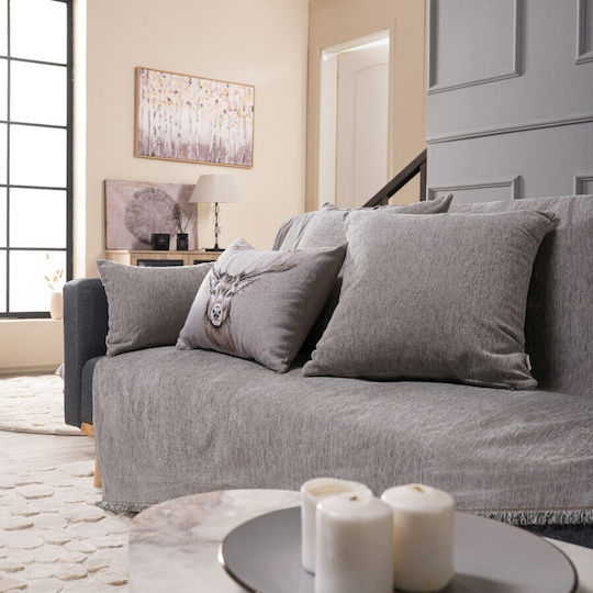 Teoran Basic Four-Seater Sofa Throw Chenille 180x350cm 07 52017275