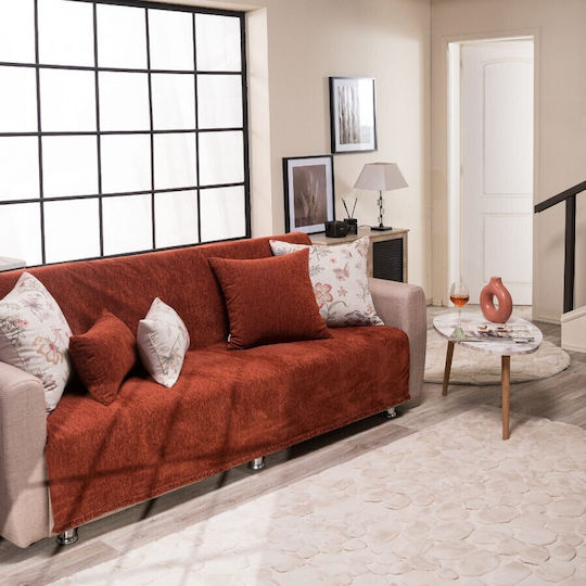 Teoran Basic Cuvertură Pentru Canapea De Fotoliu Chenille 180x150cm 05