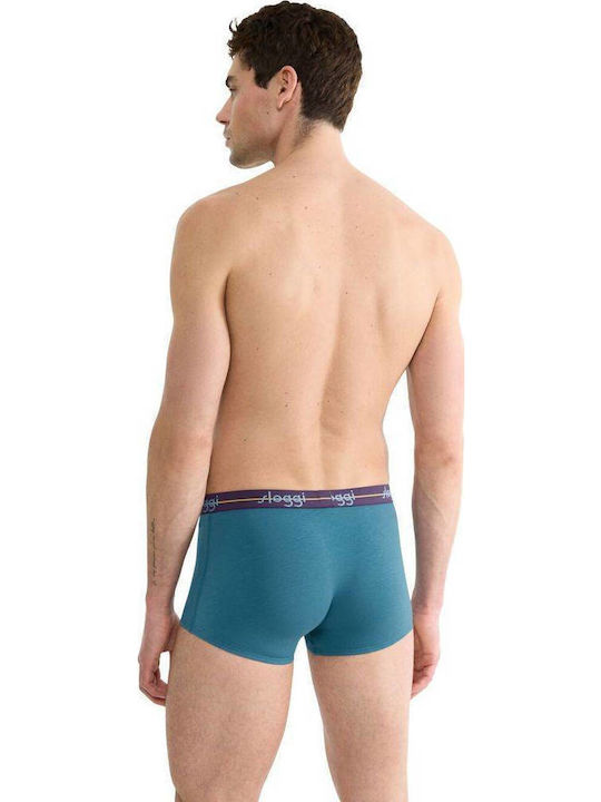 Sloggi Start Hipster Men's Boxers 2Pack Purple/petrol