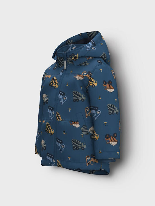 Kinder Freizeitjacke mit Kapuze Navy Blue