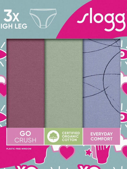 Βαμβακερά Women's Slip 3Pack Bay Leaf Mint