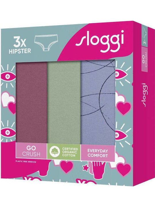 Βαμβακερά Damen Slip 3Pack Bay Leaf Mint
