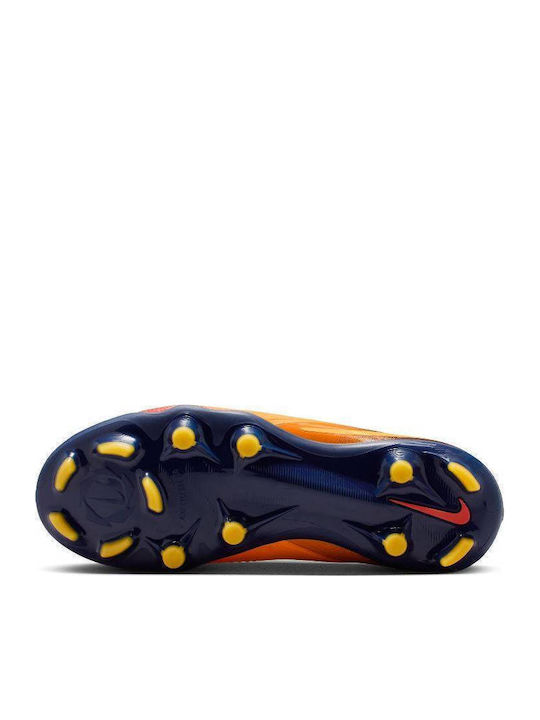 Phantom 6 Low Pro Erling Haaland MG HQ2047 800 Kids Soccer Cleats Molded Laser Orange Blue Void Lemon Venom