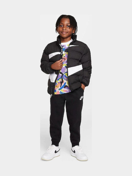 Nike Παιδικό Αθλητικό Μπουφάν Μαύρο