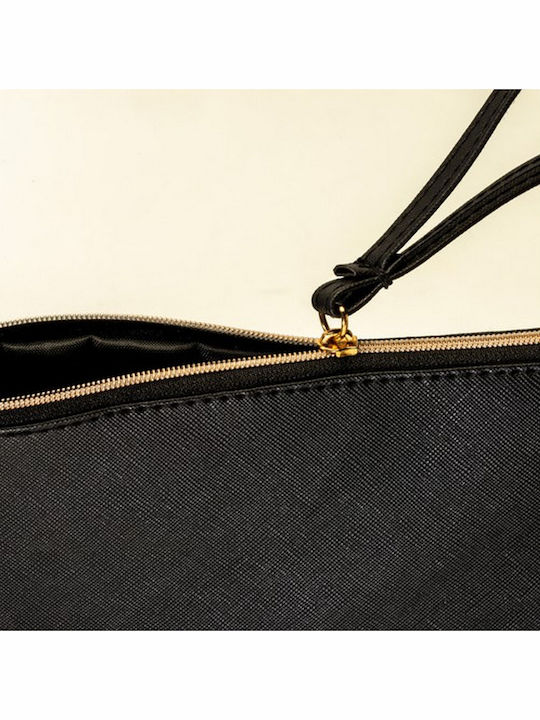 Grain 24158 Neseser Din Piele Ecologică Dimensiuni 26 X 17 cm Negru
