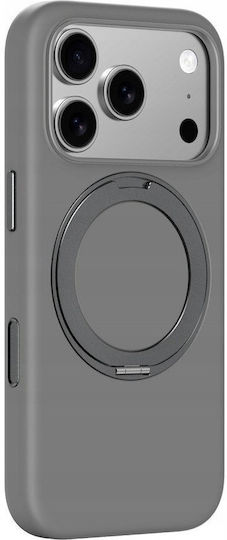 AmazingThing Cloudie Silicone 360 Full Cover Grey for iPhone 18 / 17 Pro