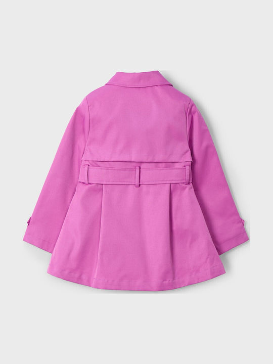 Kids' Trench Coat Orchid