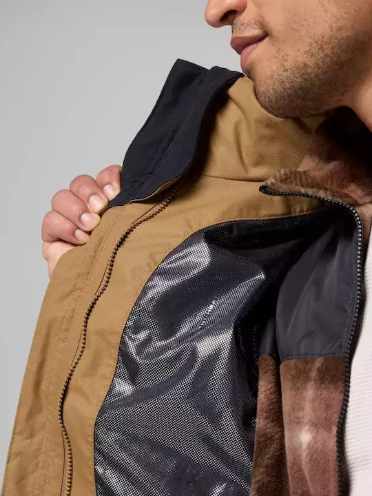 Bugaboo Iii Fleece 3 in 1 Winter Jacket Brown