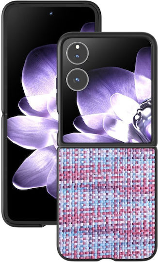Plaid Texture Book Πλαστικό Μωβ (Xiaomi Mix Flip)
