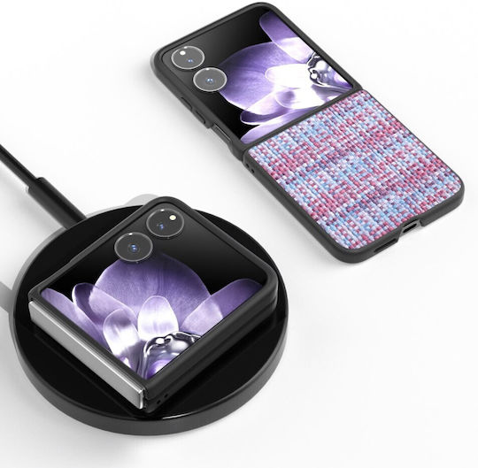 Plaid Texture Book Πλαστικό Μωβ (Xiaomi Mix Flip)