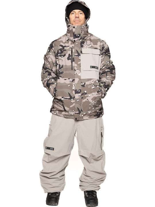 L1 I-007649-362 Ανδρικό Μπουφάν για Σκι & Snowboard Πολύχρωμο