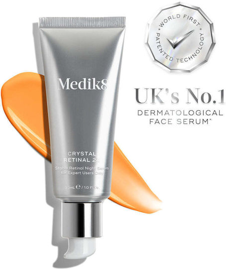 Medik8 Crystal Retinal 24 Expert Anti-aging Serum Face with Retinal & Vitamin E for Firming & Dark Spots 30ml