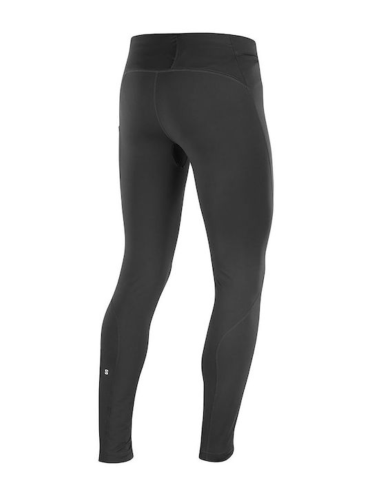 Salomon Herren Sportleggings Lang Schwarz