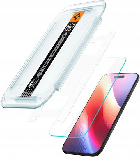 Spigen Glas.tr Ez Fit 2.5D 0.2mm Tempered Glass 2τμχ (iPhone Air)