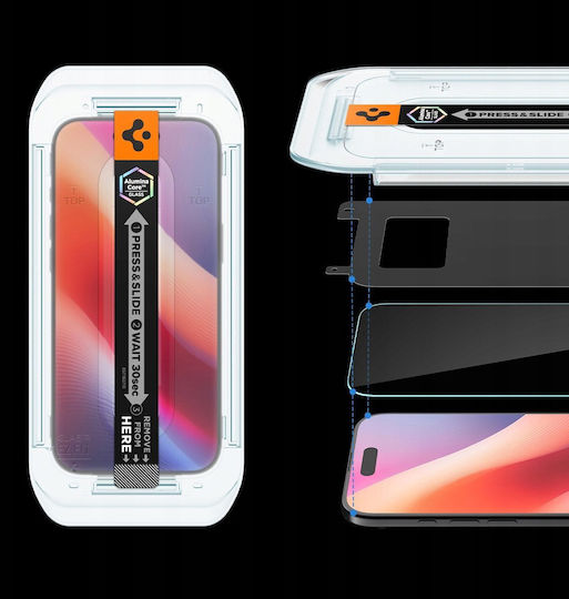 Spigen Glas.tr Ez Fit Privacy 2.5D Privatsphäre Gehärtetes Glas 2Stück (iPhone Air)
