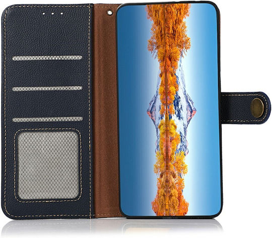 Khazneh Wallet Δερμάτινο Μπλε (iPhone 17 Pro Max)
