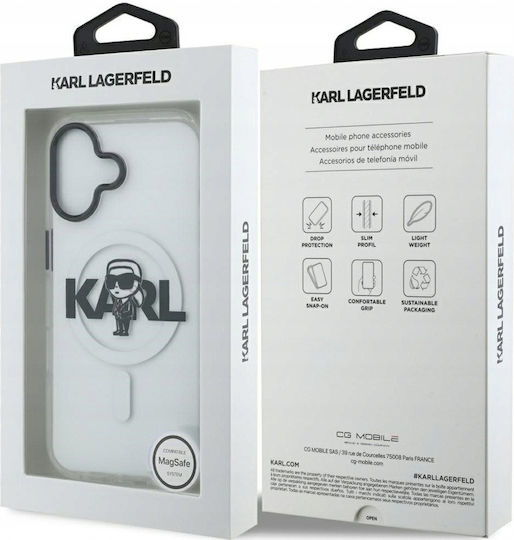 Karl Lagerfeld Back Cover Πλαστικό / Σιλικόνης Διάφανο (iPhone 17)