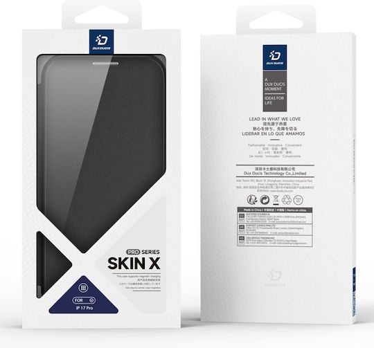 Dux Ducis Skin X Pro Series Book Black (iPhone 17 Pro)
