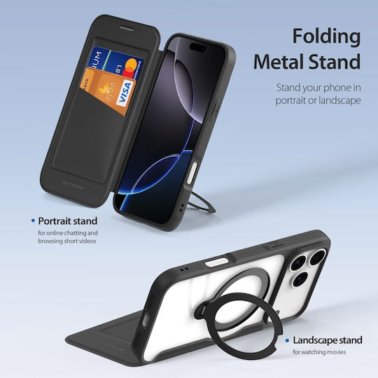 Dux Ducis Skin X Pro Series Book Black (iPhone 17 Pro)