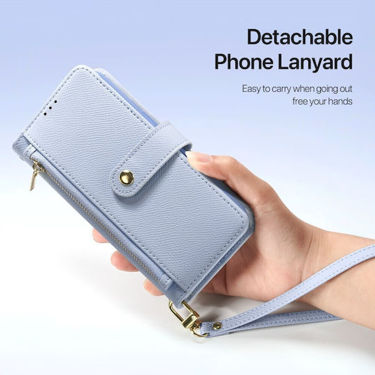 Dux Ducis Lawa Series Wallet Πλαστικό Γαλάζιο (iPhone 17 Pro Max)