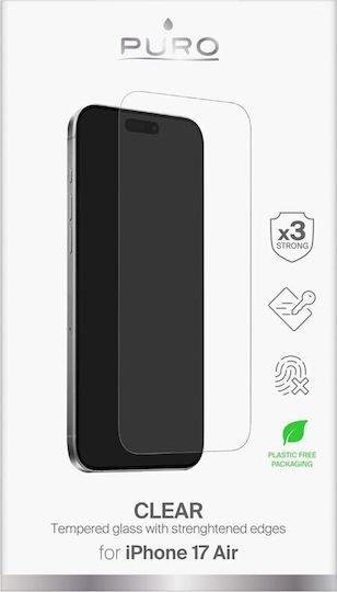Puro Antibacterial Tempered Glass (iPhone Air)