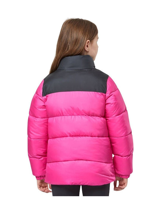 Kinder Freizeitjacke Kurz mit Kapuze Rosa