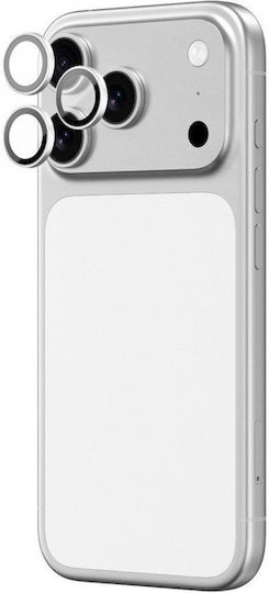 AmazingThing Προστασία Κάμερας Μεμβράνη Ασημί για το iPhone 17 Pro, iPhone 17 Pro Max
