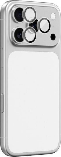 AmazingThing Προστασία Κάμερας Tempered Glass Μαύρο για το iPhone 17 Pro, iPhone 17 Pro Max