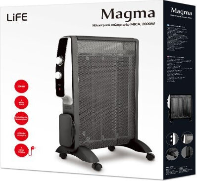 Life Magma Θερμοπομπός Δαπέδου 2000W Mica 55x62cm