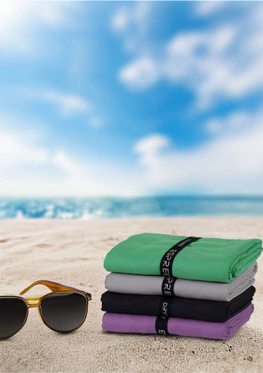 Espree Microfiber Body Towel 280gr/m² Gray 150x75cm