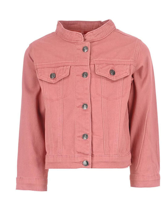 Geci pentru copii Denim Scurt Roz