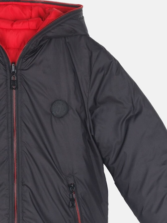 Kids' Casual Jacket with Hood Black