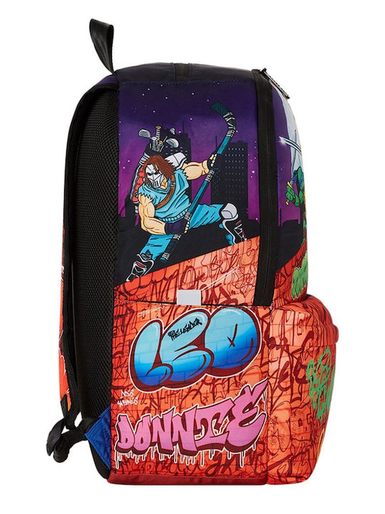 Σχολική Τσάντα Space Junk Tmnt Graffiti 45x31x20cm 920sjs135nsz