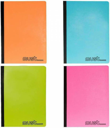 Must Team Notebook Ruled B5 96 Sheets 3 Subjects Multicolour 1pcs