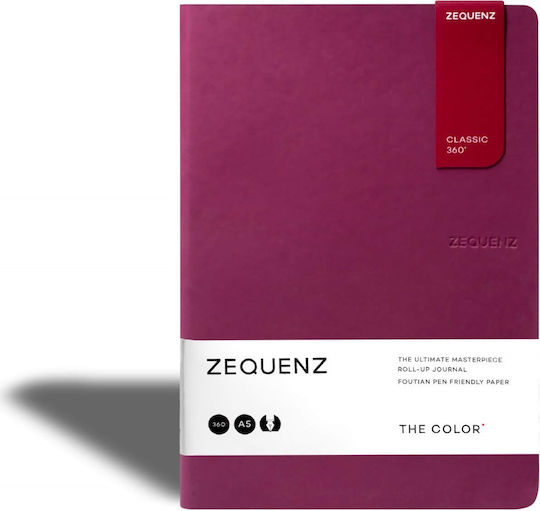 Zequenz Notizbuch 100 Blätter A5 Geregelt Lila