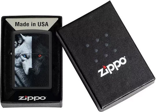 Feuerzeug Zwei Wölfe Design Zippo