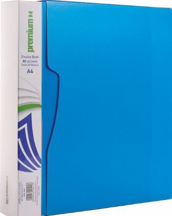Blue A4 Soft Box Holder 1.0mic 80 Sheets