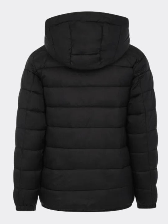 Kids' Sports Jacket with Hood Black