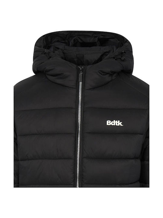 Kids' Sports Jacket with Hood Black