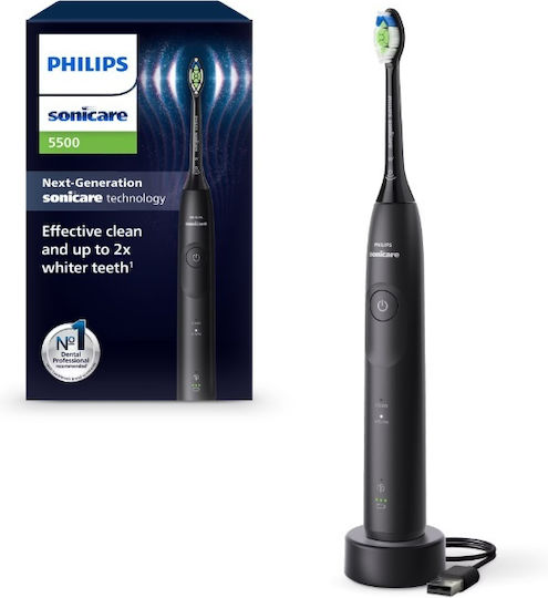 Philips Sonicare Ηλεκτρική Οδοντόβουρτσα με Αισθητήρα Πίεσης και Θήκη Ταξιδίου Λευκή