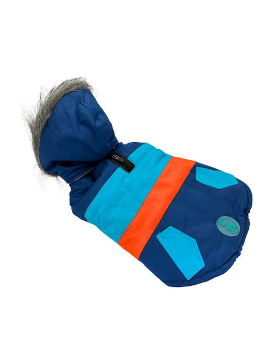 Палто за кучета Wofmoda Freedog Malakai синьо 40см