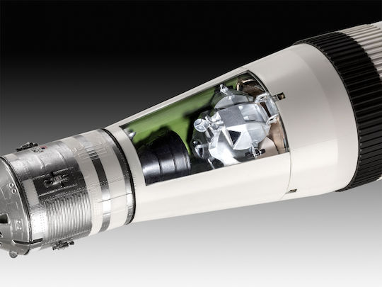 Revell Apollo 11 Saturn V Rocket Φιγούρα Μοντελισμού Λευκή 183 Κομματιών σε Κλίμακα 1:96 114εκ.
